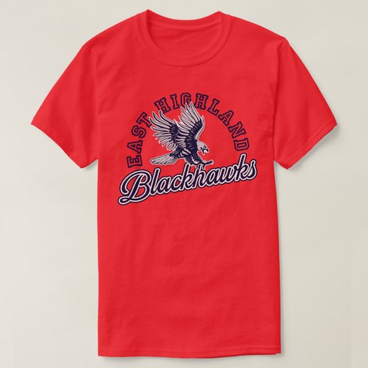 T-shirt Blackhawks de East Highland (Design devant)