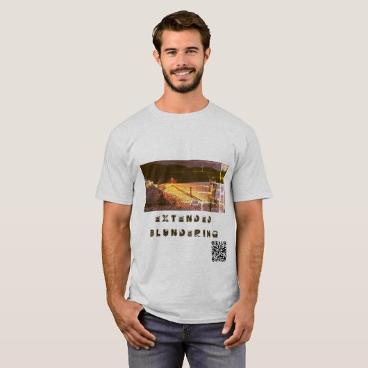 T-shirt Blacking étendu (Devant entier)