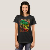 T-shirt Blackity Black Every Month Black History BHM Afric (Devant entier)