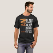 T-shirt Blackity Black Every Month Black History BHM Afric (Devant entier)