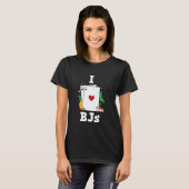 T-shirt Blackjack I LOVE BLACKJACK Joueurs Casino Blackjac (Devant entier)