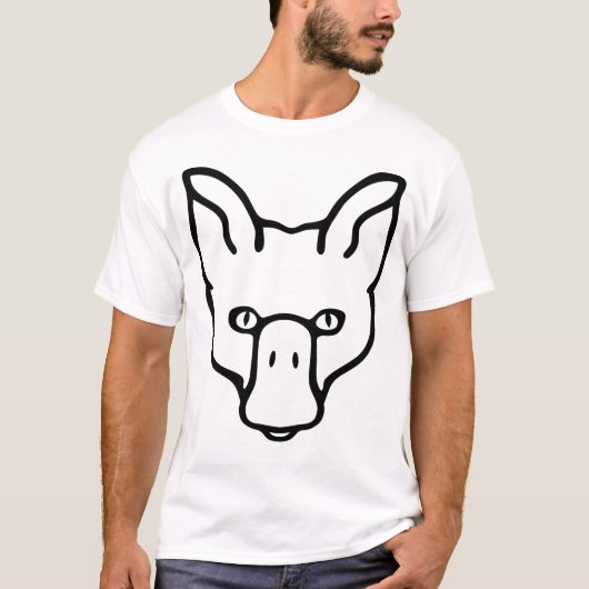 T-shirt Blackline DuckFox (Devant)