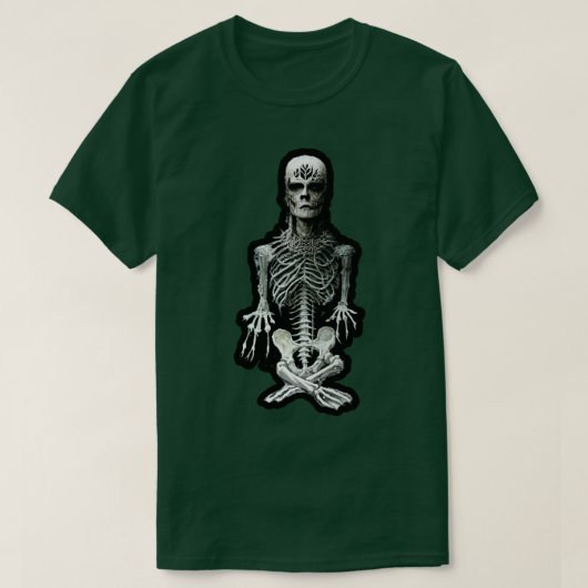 T-shirt BlackMetal Homunculus Skeleton (Design devant)