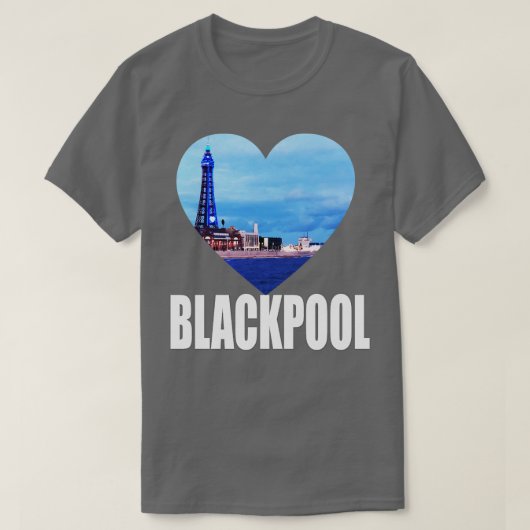 T-shirt Blackpool Tower Angleterre Cadeau (Design devant)