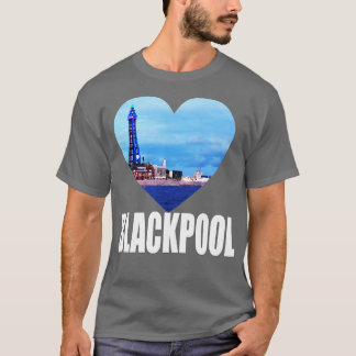 T-shirt Blackpool Tower Angleterre Cadeau