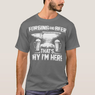 T-shirt Blacksmift Idée cadeau Blacksmith Anvil Forging T