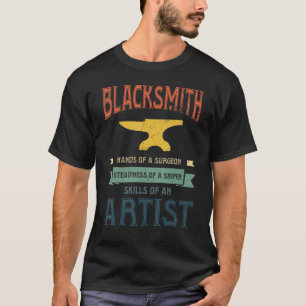T-shirt Blacksmith Anvil Artiste Blacksmith
