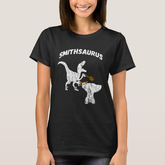 T-shirt Blacksmith Dinosaures Tongs Blacksmier T Rex Di (Devant)
