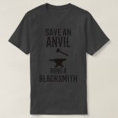 T-shirt BLACKSMITH Enregistrer Une Anvil T 3 (Design devant)