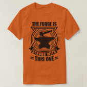T-shirt Blacksmith Hammer Blacksmier Forge Forge Desi (Design devant)