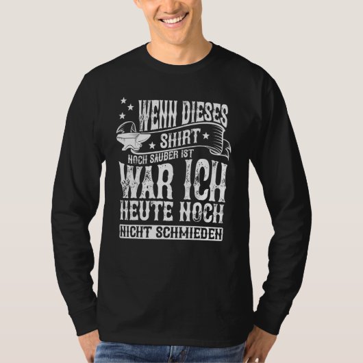 T-shirt Blacksmith Horse Smith Metal Builder (Devant)