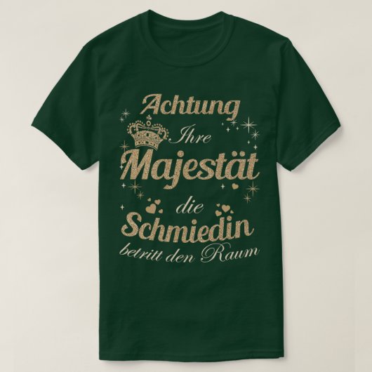 T-shirt Blacksmith LadyMajesty Dames Artismith T (Design devant)