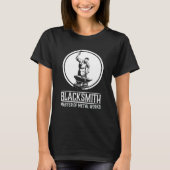 T-shirt Blacksmith Master I Smith Amboss Artiste (Devant)