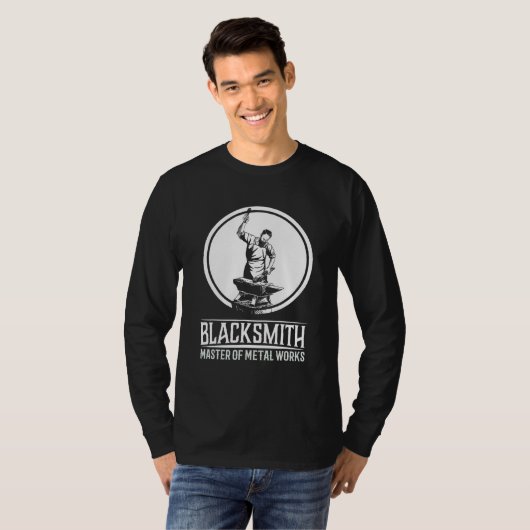 T-shirt Blacksmith Master I Smith Amboss Artiste (Devant entier)