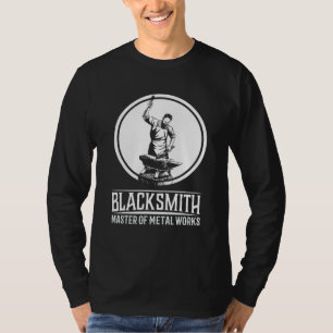 T-shirt Blacksmith Master I Smith Amboss Artiste