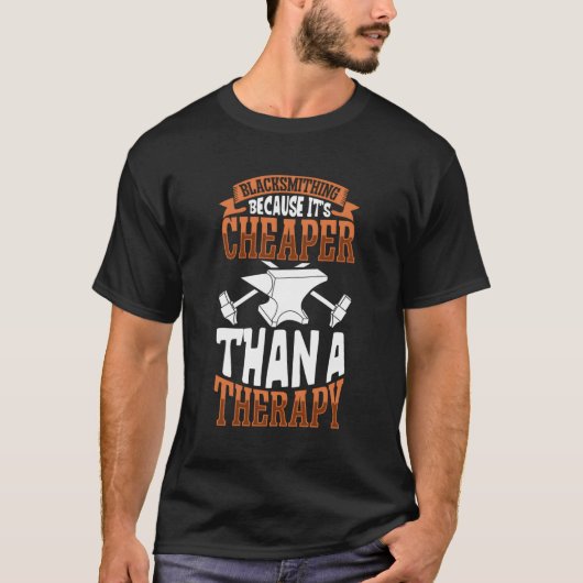T-shirt Blacksmith Metal Worker Bladesmith Metalworking (Devant)