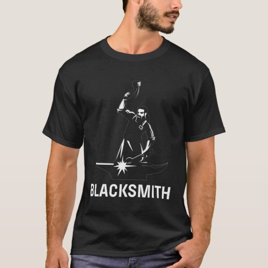 T-shirt Blacksmith Metalworker (Devant)