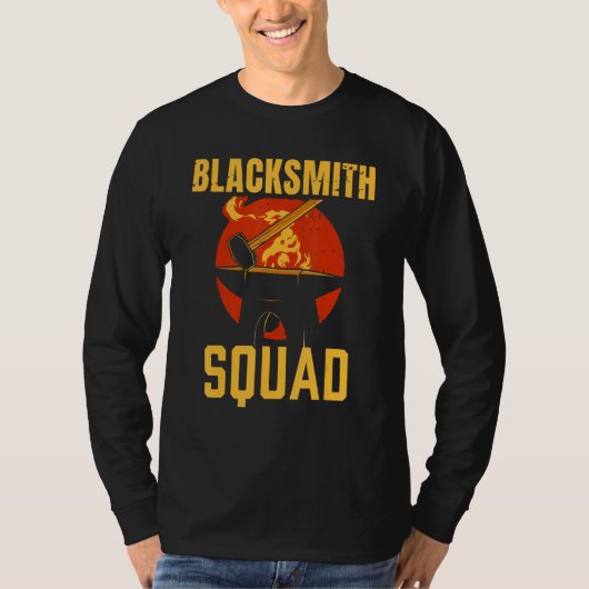 T-shirt Blacksmith Squad Blacksmithing Job (Devant)
