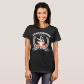T-shirt Blacksmithing Je peux manipuler les trucs Hot Blac (Devant entier)