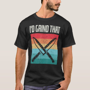 T-shirt Bladesmith Id grind that Knife 3