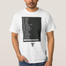 T-Shirt Blague 55 Burgers 55 Frites