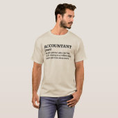 T-shirt Blague comptable (Devant entier)