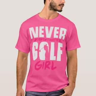 T-shirt Blague de fille de golf disant Club de golf Femmes
