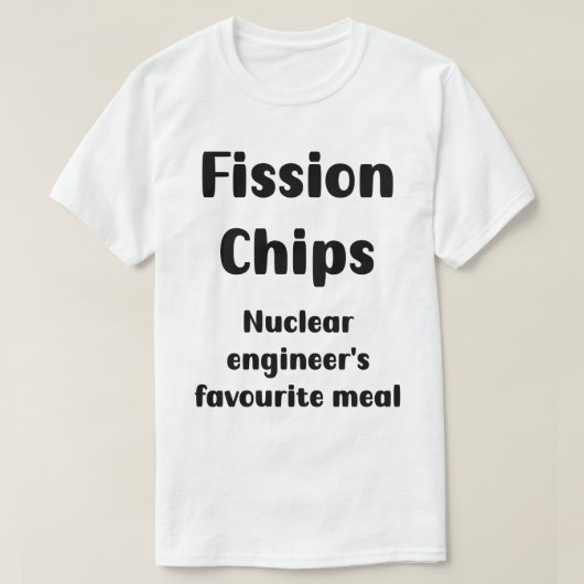 T-shirt Blague de l'ingénieur nucléaire (Design devant)