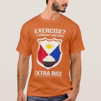 T-shirt Blague de nourriture philippine drôle de Filipina