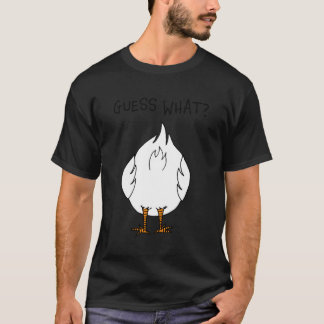 T-shirt Blague de Papa Ringarde Devine W Cul de Poulet