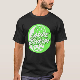 T-shirt Blague de pickleball drôle Yin et Yang Pagaie Carp