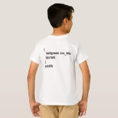 T-shirt Blague de programmation pour les nouveaux conducte (Dos entier)