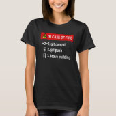T-shirt Blague de programmeur Web Software Developer Git C (Devant)