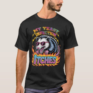 T-shirt Blague drôle sur l'infection à levure qui démange