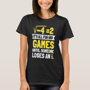 T-shirt Blague mathématique pour les fans d'algèbre et les