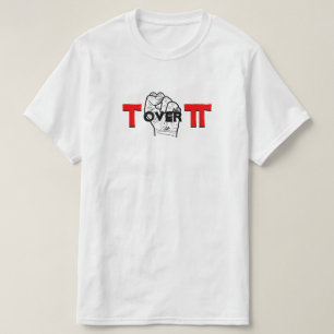 T-shirt Blague mathématique Tau et Pi