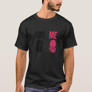 T-shirt Blague sur l'ananas à l'envers à la vanille Swinge