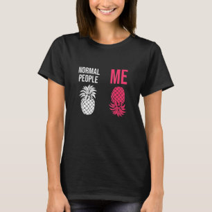 T-shirt Blague sur l'ananas à l'envers pour le swing de va