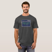 T-shirt Blague Tech Informatique Pour De L'Argent (Devant entier)