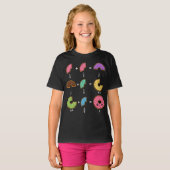 T-shirt Blagues de maths sur les fractions de beignets (Devant entier)