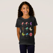 T-Shirt Blagues de maths sur les fractions de beignets (Devant entier)