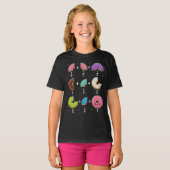 T-shirt Blagues de maths sur les fractions de beignets (Devant entier)