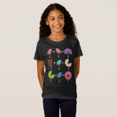 T-Shirt Blagues de maths sur les fractions de beignets (Devant entier)