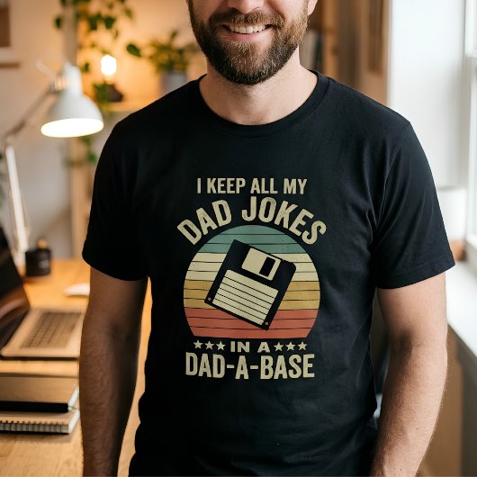 T-shirt Blagues de Papa Disque Dur Drôles