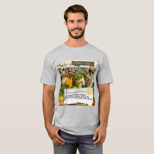 T-shirt Blagues de papier d'emballage de chewing-gum