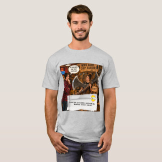 T-shirt Blagues de papier d'emballage de chewing-gum