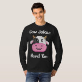 T-shirt Blagues de vache Herd'em Sarcastic Puns Blagues de (Devant entier)