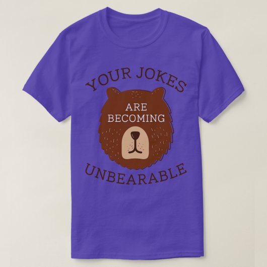 T-shirt Blagues insupportables 1 (Design devant)