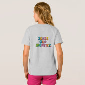 T-shirt Blagues Notre Identité – Tee Statement Amusant (Dos entier)