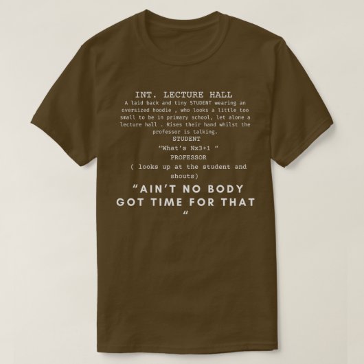 T-shirt Blagues sur les algorithmes (Design devant)